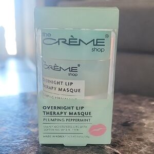 The Crème Shop Overnight Lip Therapy Masque - Plumping Peppermint (Mint)